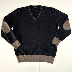 Codice 50% Merino Wool V-Neck Lightweight Sweater - Size XL - Mens